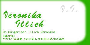 veronika illich business card